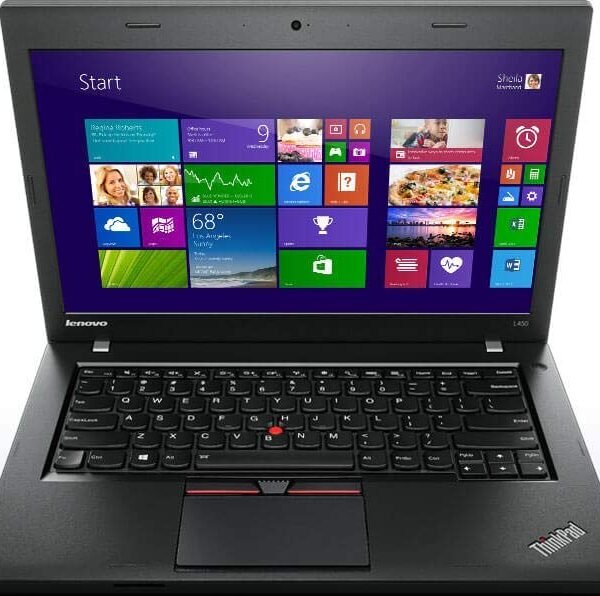 Refurbished Lenovo Laptop L450 -Core i5 5th Gen /8GB RAM/256 SSD/14 With 90W Laptop Charger